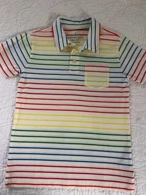NWT J.Crew Multi Colored Collared T-shirt